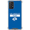NFL Los Angeles Rams Blue Performance Series Galaxy A72 5G Clear Case